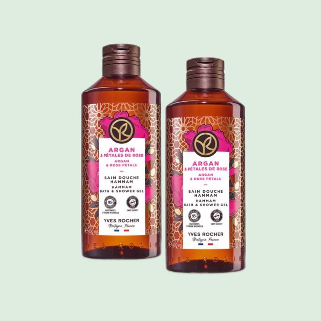 Duo Douche – Argan & Rozenblaadjes