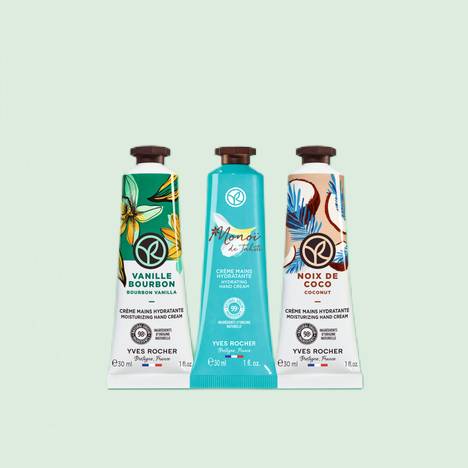 Trio Handcrèmes – Kokos, Vanille, Monoï