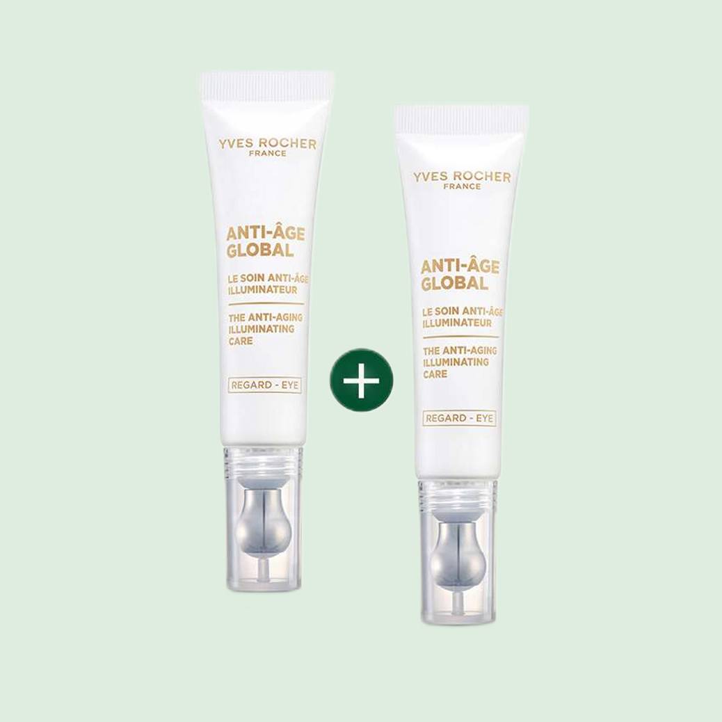 1+1 Global Anti-Age Verhelderende Oogverzorging
