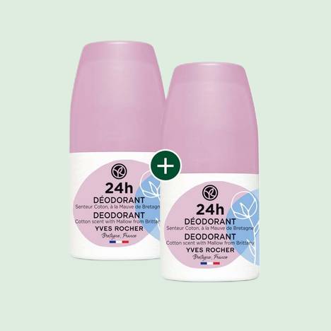 1+1 Deodorant Geur Katoen & Bretonse Malva