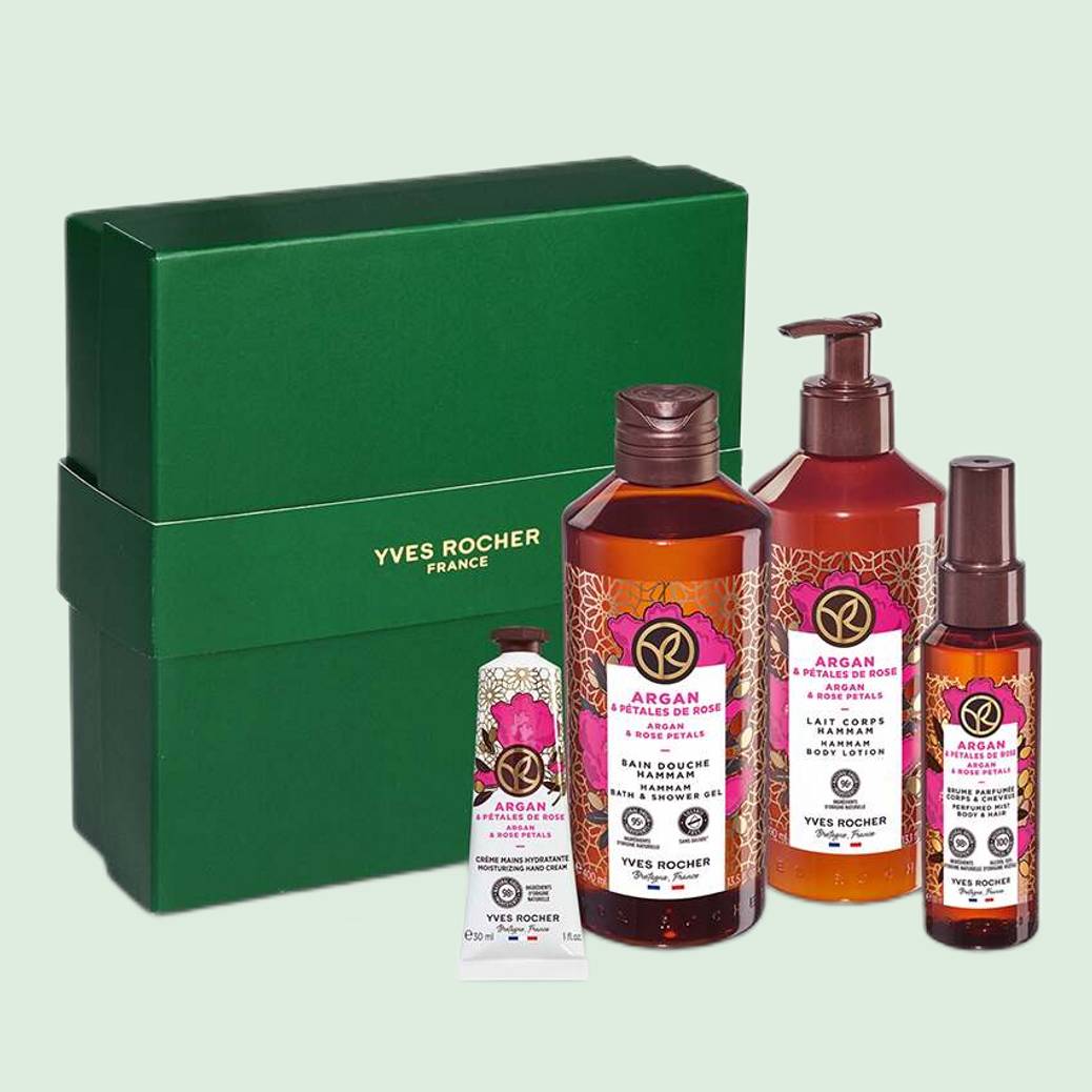 Set Ritueel - Argan & Rozenblaadjes