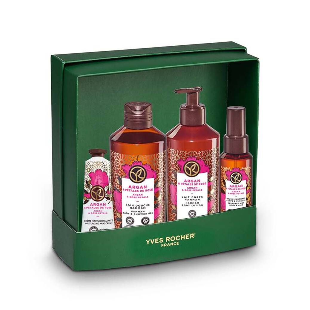 Set Ritueel - Argan & Rozenblaadjes